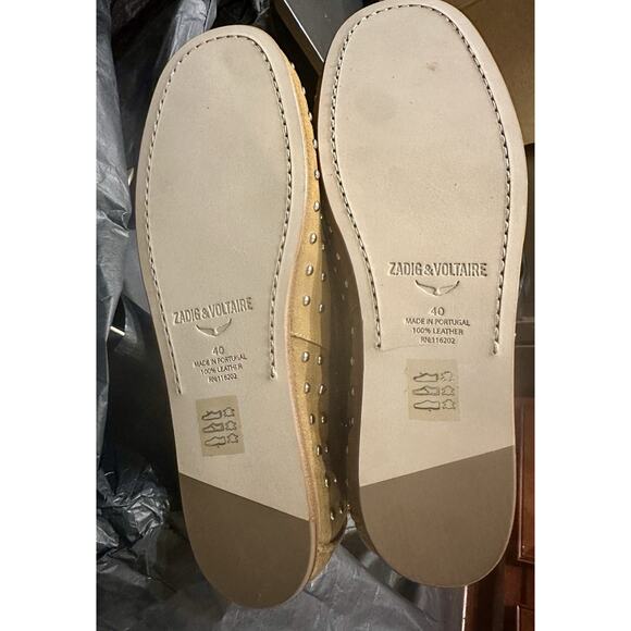 Zadig & Voltaire Dreamstuds Leather Studded Boots Size 40/US 9 $1198 - Picture 9 of 10